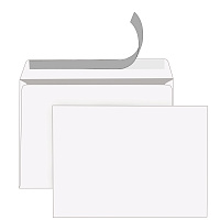 Конверты С4 (229х324 мм), отрывная лента, 80 г/м2, КОМПЛЕКТ 250 шт., внутренняя запечатка, STAFF, 118669