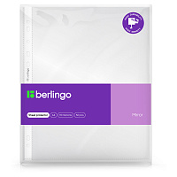 Папка-вкладыш с перфорацией Berlingo "Mirror", А4, 110мкм, глянцевая, в пакете фото Папка-вкладыш с перфорацией Berlingo "Mirror", А4, 110мкм, глянцевая, в пакете