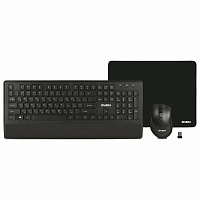 Набор беспроводной SVEN KB-C3800W, клавиатура, мышь 5 кнопок + 1 колесо-кнопка, коврик, SV-017293 фото Набор беспроводной SVEN KB-C3800W, клавиатура, мышь 5 кнопок + 1 колесо-кнопка, коврик, SV-017293