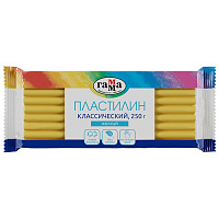 Пластилин Гамма "Классический", желтый, 250г фото Пластилин Гамма "Классический", желтый, 250г