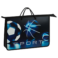 Папка с ручками А4 ArtSpace "Sport", пластик, на молнии, 75мм фото Папка с ручками А4 ArtSpace "Sport", пластик, на молнии, 75мм
