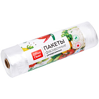 Пакеты фасовочные OfficeClean, ПНД, 30*40см, 12мкм, рулон на втулке, 500шт. фото Пакеты фасовочные OfficeClean, ПНД, 30*40см, 12мкм, рулон на втулке, 500шт.