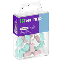 Кнопки силовые Berlingo, 30шт., ассорти, пласт. упак., европодвес фото Кнопки силовые Berlingo, 30шт., ассорти, пласт. упак., европодвес