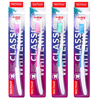 Зубная щетка жесткая, для быстрого очищения и безопасного отбеливания, ассорти 4 цвета, LAIMA DENT, 609313