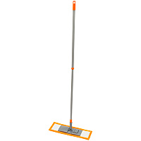 Швабра OfficeClean Professional, телеск. ручка 120см, пласт. флаунд. 40см, МОП микрофибра (карманы) фото Швабра OfficeClean Professional, телеск. ручка 120см, пласт. флаунд. 40см, МОП микрофибра (карманы)
