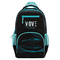 Рюкзак ArtSpace School "Move", 44*31*16см, 1 отделение, 4 кармана, уплотн. спинка фото Рюкзак ArtSpace School "Move", 44*31*16см, 1 отделение, 4 кармана, уплотн. спинка