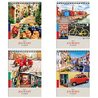 Блокнот А5 80л. на гребне ArtSpace "Путешествия. Collage of travel", глянцевая ламинация, твердая обложка фото Блокнот А5 80л. на гребне ArtSpace "Путешествия. Collage of travel", глянцевая ламинация, твердая обложка