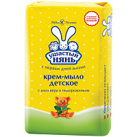 Крем-мыло детское Ушастый нянь с алоэ 90 г фото Крем-мыло детское Ушастый нянь с алоэ 90 г