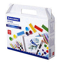 Набор для развития и творчества в подарочной коробке BRAUBERG ART BOX "НАБОР ДЛЯ ТВОРЧЕСТВА", 15 предметов, 880125 фото Набор для развития и творчества в подарочной коробке BRAUBERG ART BOX "НАБОР ДЛЯ ТВОРЧЕСТВА", 15 предметов, 880125