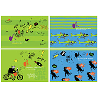 Альбом для рисования 40л., А4, на скрепке BG "Ты крутой!