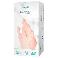 Перчатки виниловые смотровые 50 пар (100 штук), размер M (средний), прозрачные, SAF&TY, ЧЗ фото Перчатки виниловые смотровые 50 пар (100 штук), размер M (средний), прозрачные, SAF&TY, ЧЗ