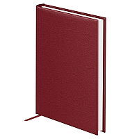 Ежедневник недатированный, А5, 160л., твердый переплет, балакрон, BG "Ariane. Dark red", красный фото Ежедневник недатированный, А5, 160л., твердый переплет, балакрон, BG "Ariane. Dark red", красный