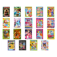 Книжка-раскраска "ПОПУЛЯРНЫЕ СЮЖЕТЫ" АССОРТИ, 145х210 мм, 16 страниц, "УМКА