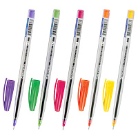 Ручка шариковая масляная BRAUBERG "Frost Color", СИНЯЯ, ассорти, узел 0,6 мм, линия письма 0,3 мм, 142935 фото Ручка шариковая масляная BRAUBERG "Frost Color", СИНЯЯ, ассорти, узел 0,6 мм, линия письма 0,3 мм, 142935