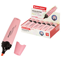 Текстовыделитель BRAUBERG "DELTA PASTEL", ПАСТЕЛЬНЫЙ РОЗОВЫЙ, линия 1-5 мм, 151731