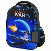 Ранец ЮНЛАНДИЯ LIGHT, 2 отделения, "Space war", 38х29х16 см, 270607 фото Ранец ЮНЛАНДИЯ LIGHT, 2 отделения, "Space war", 38х29х16 см, 270607