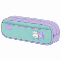 Пенал-футляр BRAUBERG, 2 отделения, 3D-элемент, полиэстер, "Cute bunny", 23х8х5 см, 273571 фото Пенал-футляр BRAUBERG, 2 отделения, 3D-элемент, полиэстер, "Cute bunny", 23х8х5 см, 273571