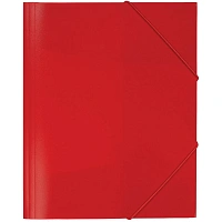Папка на резинках Attache Economy A4 35 мм пластиковая до 300 листов красная (толщина обложки 0.5 мм)