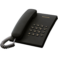 Телефон проводной Panasonic KX-TS2350 черный фото Телефон проводной Panasonic KX-TS2350 черный