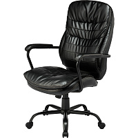 Кресло для руководителя Easy Chair 559 TPU черное (искусственная кожа, металл) фото Кресло для руководителя Easy Chair 559 TPU черное (искусственная кожа, металл)