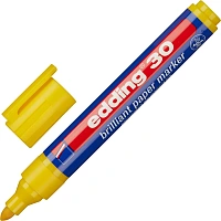 Маркер перманентный пигментный Edding 30/005 желтый (толщина линии 1,5-3 мм) круглый наконечник