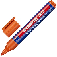Маркер перманентный пигментный Edding 30/006 оранжевый (толщина линии 1,5-3 мм) круглый наконечник