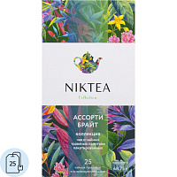 Чай ассорти Niktea Брайт 25 пакетиков фото Чай ассорти Niktea Брайт 25 пакетиков