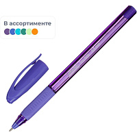 Ручка шариковая неавтоматическая Attache Glide Trio Grip синяя (толщина линии 0.5 мм) фото Ручка шариковая неавтоматическая Attache Glide Trio Grip синяя (толщина линии 0.5 мм)