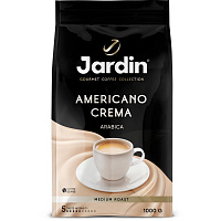 Кофе в зернах Jardin Americano Crema арабика 100% 1 кг (пакет) фото Кофе в зернах Jardin Americano Crema арабика 100% 1 кг (пакет)