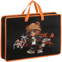 Папка для чертежей и рисунков А3 ArtSpace "Cool Bear", пластик, 85мм, на молнии фото Папка для чертежей и рисунков А3 ArtSpace "Cool Bear", пластик, 85мм, на молнии