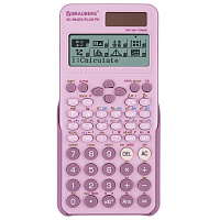 Калькулятор инженерный BRAUBERG SC-991ES-PLUS-PK (164х80 мм), 552 функции, 10+2 разряда, РОЗОВЫЙ, 272654 фото Калькулятор инженерный BRAUBERG SC-991ES-PLUS-PK (164х80 мм), 552 функции, 10+2 разряда, РОЗОВЫЙ, 272654