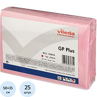 Салфетки хозяйственные Vileda Professional ДжиПи Плюс вискоза/ПЭС 50x35 см красные 25 штук в упаковке (арт. производителя 100843) фото Салфетки хозяйственные Vileda Professional ДжиПи Плюс вискоза/ПЭС 50x35 см красные 25 штук в упаковке (арт. производителя 100843)