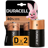 Батарейка D (LR20) Duracell (2 штуки в упаковке) фото Батарейка D (LR20) Duracell (2 штуки в упаковке)