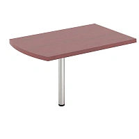 Приставной элемент к столам Born с опорой (бургунди, 1200х700х750 мм)