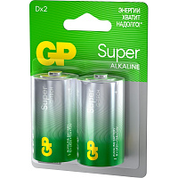 Батарейка C (LR14) GP Super (2 штуки в упаковке) фото Батарейка C (LR14) GP Super (2 штуки в упаковке)