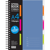 Бизнес-тетрадь Attache Selection Spiral Book A4 140 листов синяя в клетку на спирали (230x298 мм) фото Бизнес-тетрадь Attache Selection Spiral Book A4 140 листов синяя в клетку на спирали (230x298 мм)