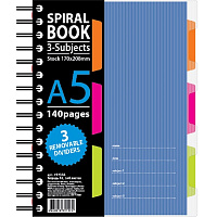 Бизнес-тетрадь Attache Selection Spiral Book A5 140 листов синяя в клетку на спирали (170x206 мм) фото Бизнес-тетрадь Attache Selection Spiral Book A5 140 листов синяя в клетку на спирали (170x206 мм)