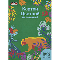 Картон цветной Комус Класс (№1 School) Живая природа (A4, 10 листов, 10 цветов, мелованный) фото Картон цветной Комус Класс (№1 School) Живая природа (A4, 10 листов, 10 цветов, мелованный)
