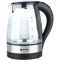 Чайник электрический Vitek VT-7008 чёрный фото Чайник электрический Vitek VT-7008 чёрный