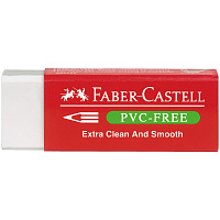 Ластик Faber-Castell "PVC-free", прямоугольный, картонный футляр, в пленке, 63*22*11мм фото Ластик Faber-Castell "PVC-free", прямоугольный, картонный футляр, в пленке, 63*22*11мм