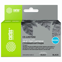 Картридж струйный CACTUS (CS-L0S70AE) для HP OfficeJet Pro 7740/8210/8218/8710, черный фото Картридж струйный CACTUS (CS-L0S70AE) для HP OfficeJet Pro 7740/8210/8218/8710, черный
