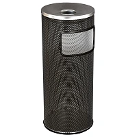 Урна-пепельница уличная Титан 250H 30 л хромированная сталь (80x30x30 см)