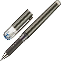 Ручка гелевая неавтоматическая Pentel Hybrid gel Grip DX синяя (толщина линии 0.35 мм) фото Ручка гелевая неавтоматическая Pentel Hybrid gel Grip DX синяя (толщина линии 0.35 мм)