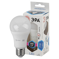 Лампа светодиодная Эра Std LED A60-17W-840-E27 груша 17Вт E27 4000K 1360Лм 220В Б0031700 фото Лампа светодиодная Эра Std LED A60-17W-840-E27 груша 17Вт E27 4000K 1360Лм 220В Б0031700