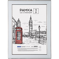 Рамка пластиковая 15*21см, OfficeSpace "Color", голубой фото Рамка пластиковая 15*21см, OfficeSpace "Color", голубой
