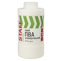 Клей ПВА универсальный 2,3 кг (бумага, картон, дерево), STAFF, 606433 фото Клей ПВА универсальный 2,3 кг (бумага, картон, дерево), STAFF, 606433