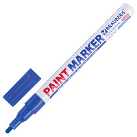 Маркер-краска лаковый (paint marker) 2 мм, СИНИЙ, НИТРО-ОСНОВА, алюминиевый корпус, BRAUBERG PROFESSIONAL PLUS, 151441 фото Маркер-краска лаковый (paint marker) 2 мм, СИНИЙ, НИТРО-ОСНОВА, алюминиевый корпус, BRAUBERG PROFESSIONAL PLUS, 151441