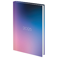 Ежедневник датированный 2025 145х215 мм, А5, STAFF, ламинированная обложка, "Градиент", 116025 фото Ежедневник датированный 2025 145х215 мм, А5, STAFF, ламинированная обложка, "Градиент", 116025