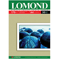 Фотобумага глянцевая, А4, 170 г/м2, односторонняя, 50 листов, LOMOND, 0102142 фото Фотобумага глянцевая, А4, 170 г/м2, односторонняя, 50 листов, LOMOND, 0102142