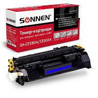 Картридж лазерный SONNEN (SH-CF280A/CE505A) для HP LJ M401/425/P2035/2055, ВЫСШЕЕ КАЧЕСТВО, ресурс 2300 стр., 362441 фото Картридж лазерный SONNEN (SH-CF280A/CE505A) для HP LJ M401/425/P2035/2055, ВЫСШЕЕ КАЧЕСТВО, ресурс 2300 стр., 362441